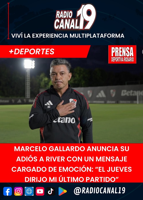 Marcelo Gallardo anuncia su adi&oacute;s a River con un mensaje cargado de emoci&oacute;n: &ldquo;El jueves dirijo mi &uacute;ltimo partido&rdquo;